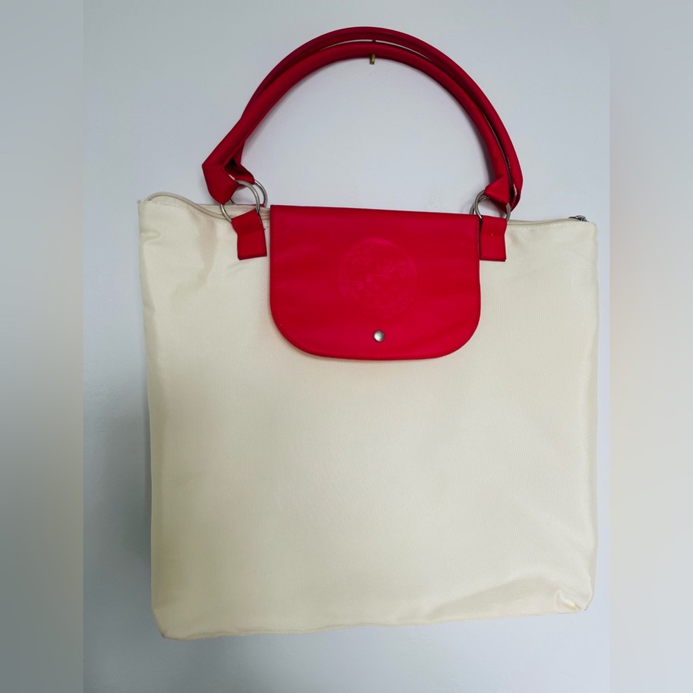 Vince Camuto pink/white bag
